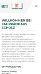 Mobile Screenshot of fahrradhaus-scholz.de